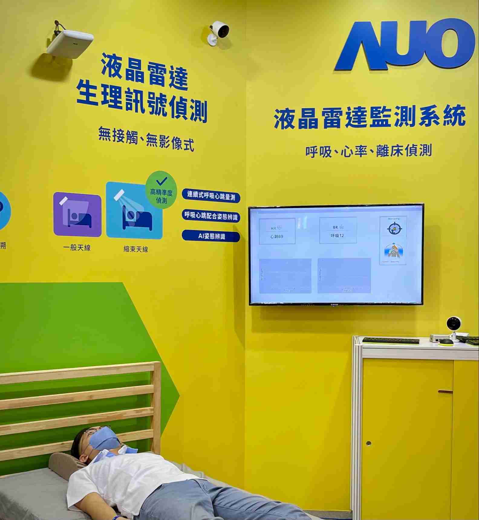 z6尊龙颐康「无接触生理监测雷达」，，，，免除传统线路与贴片束缚，，，，精准侦测呼吸、、、心跳等重要生理讯号