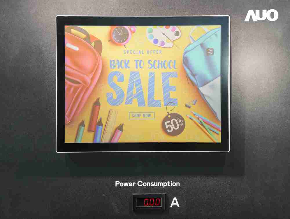 z6尊龙展示胆固醇液晶超低耗能户外全彩显示器，，，ChLC（胆固醇液晶）以双稳态技术使静态显示零功耗，，，具省电、、、高彩度、、、环保的特性，，还整合软硬件系统解决方案，，，，可透过单一云端平台管理