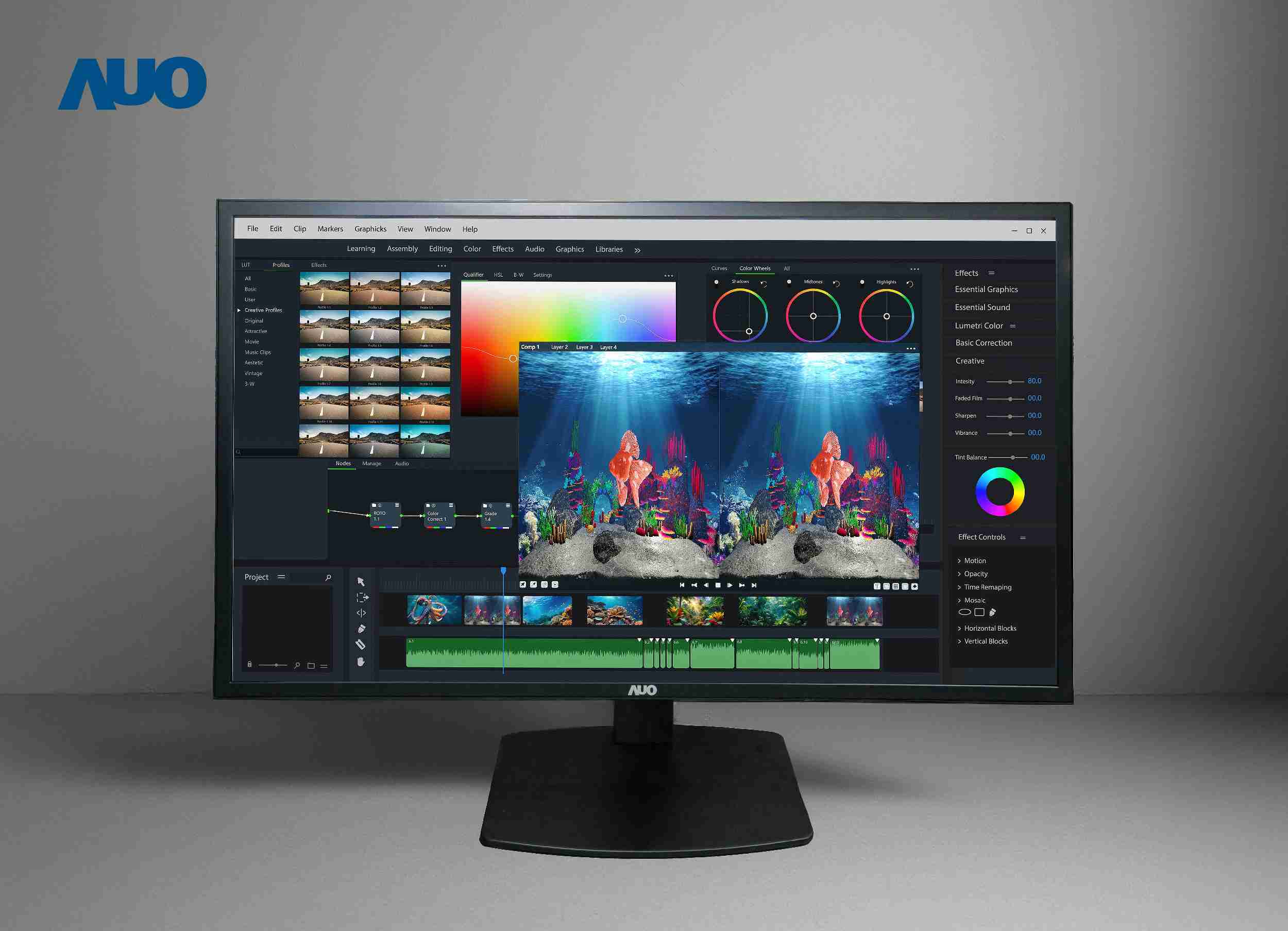 z6尊龙开发32吋2D/3D专业桌上型显示器，，，，拥有8K4K超高分辨率，，并以低串扰算法优化3D显示效果，，，搭载自动眼球追踪功能，，能实时调整3D图像，，，进行实时2D与3D无缝共存窗口，，，，提供图像设计工作者突破二维接口的崭新工作氛围与效率